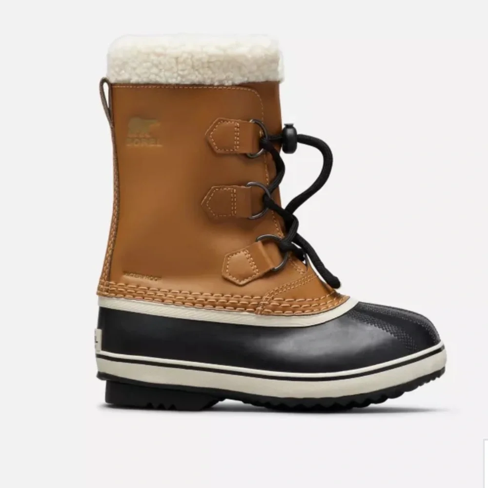 👟SOREL YOOT PAC TP Youth Waterproof BOOT MEN SIZE 7 women size 8.5 like new